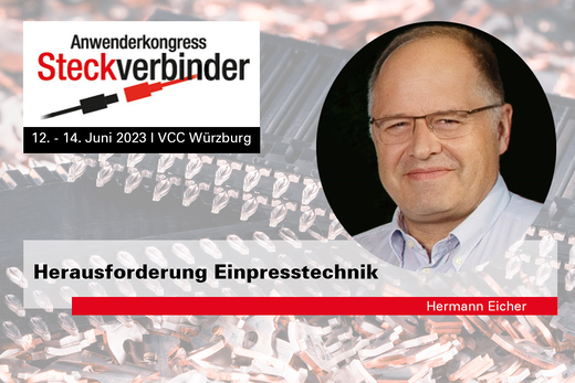 ept hält Vortrag zum Thema Einpresstechnik auf dem Steckverbinderkongress 2023 in Würzburg